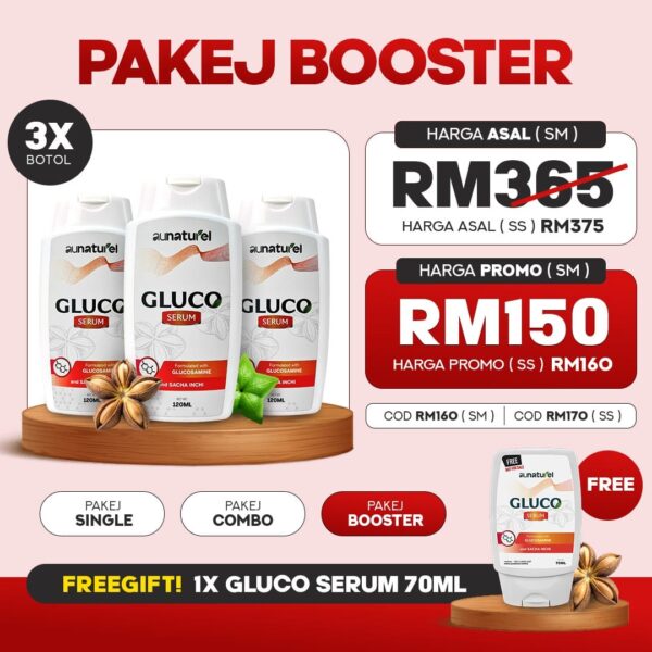 Pakej Booster 4 Botol Serum